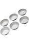 S.STEEL PASTRY MOULDS,SET 0F 6PCS