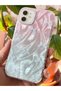 iPhone 12/12 Pro Case Shiny Holographic Bow Pattern Shock-Absorbing Camera Protruding Colorful Silicone - 5