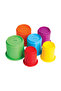 Set of 3 Cute Tower Game - Bultak Cube - Colorful Hexagonal Rings Educational Toy - 7