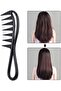 Wide Teeth Comb Detangling Afro Wide Spacing Teeth Comb Anti-Static for Long, Thick, Curly, Wet, Dry - 2
