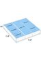 Acrylic Drawer Organizer, 6-Section Clear Makeup Tray for Drawer Office Bedroom (11.8x11.8 inch) - 7