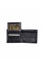 Leather Black Men's Wallet 537 -12 - 3