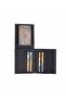 Black Leather Men's Wallet 502 -2 - 3