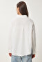 Embroidery Embroidered Muslin Shirt Ecru Lhf0022 - 5