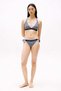 Women's Th Cheeky Side Tie Bikini Bottom - Navy Blue - 3