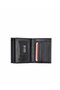 Black Leather Men's Wallet 730-1 - 4