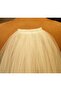 Bridal Veil-Wedding Veil Off White 1 Metre Length 3 Metre Width Oval Cut with Comb Intense Imagine Tulle - 5