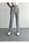 Comfy Lightweight Loose Cut Striped Pants for Women High Waist with Pocket Detail - 4