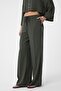 Khaki Relaxed Women's Trousers