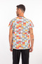 Unisex Orange Cat Themed Surgical Doctor Nurse Single Top Jersey - 3