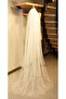 Bridal Veil-Wedding Veil Off White 2 Meters Length 3 Meters Width Oval Cut with Comb Intense Imagination Tulle - 3