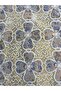 130 cm White Mesh Lace Fabric with Blue Roses on the Width |   For Stylish and Romantic Designs