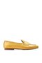 Genuine Leather Yellow Women's Ballerinas - 2