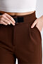 Women's Stretch Fabric Hook-and-Loop Waist Closure Palazzo Pants - 3