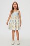 4-8 Years Sharp Canary Girl Dress-Blue