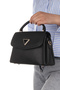 Jn-48 Women's Hand and Shoulder Bag Crossbody Bag Black - 4