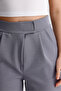 Women's Stretch Fabric Hook-and-Loop Waist Closure Palazzo Pants - 2