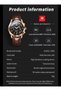 Gold Case a Touch of Elegance to Time Men's Wristwatch Leather Cord 324 - 3