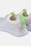 Women Rhinestone Slip On Casual Shoes, White - 3