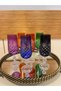 Coffee Side Glasses 6 Pcs Bohemia Crystal Colored 180 ml - 4
