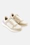 Women Brand Logo Lace Up Casual Shoes, Beige