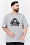 Men Sportswear Fit Short Sleeves Outdoor T-Shirt, Grey