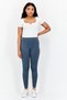 Women Sportswear Fit Running Leggings, Slate Blue - 3