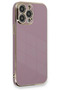 iPhone 13 Pro Max Case Volet Silicone - Purple Zngzr