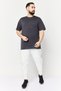 Men Sportswear Fit Short Sleeve Outdoor T-Shirt, Dark Grey - 4