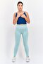 Women Sportswear Fit Training Leggings, Sage Green - 2