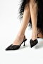 Mesh Lace Embroidered Banded 11 Pont Pointed Toe Evening Dress Shoes - 5