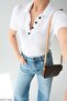 4 Button Short Sleeve Sweater - 3