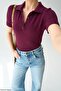 4 Button Short Sleeve Sweater - 2