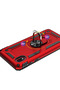 Samsung Galaxy A01 Core Case Sofia Silicone Cover with Ring - Red Jojua - 8