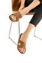 Amsterdam Genuine Leather Cork Sole Orthopedic Women's Slippers - 3