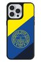 iPhone 14 Pro Max Compatible Fenerbahçe Flag Mono Crest Licensed Phone Case