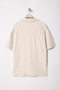 Limited Edition Vizon Oversize/Geniş Kesim Dokulu Polo Yaka T-shirt TMNSS25PO00031 - 5