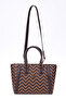 Khaki Black Women's Shoulder Bag