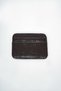 Women's Bitter Brown Faux Leather Card Holder Size Zippered Mini Wallet Alc-X14076 - 2