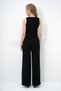 Women's Black Lace-Up Detailed Openwork Vest and Double Pocket Palazzo Pants Set Alc-X13958 - 6