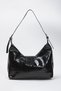 Oval Women's Shoulder Bag with Black Trok Stone Belt Buckle Takss25Oc00042 - 6