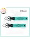 Motorcycle License Plate and Name Keychain, Name Plate and 0 Rh (-) Blood Type Written 2 Keychain, Turquoise
