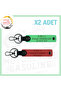Motor Severlere, Name Plate and a Rh (-) Blood Group Emergency 2 Keychain, Pomegranate Flower-F. Green