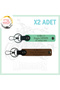 Name Plate and a Rh - Blood Group Written, Biker 2 Keychain, A. Coffee-Green, Motorcycle Lovers