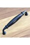 Porcelain Black 96 mm Furniture Kitchen Handles Drawer Cabinet Handles Lid Handle Handle Cabinet - 3