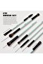 Makeup Brushes Set 10pcs, Double Sided Foundation Contour Blush Highlight Blending T500 - 6