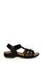 157362.Z5FX Black Women's Flat Sandals