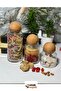 Spice Set with Ball Lid Rose Spice Jar Set with Lid Storage Container Set of 3 - 3