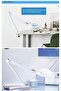 Magnifying Lamp with Clamp - Diopter - White 5X Desk Magnifier Lamp, Adjustable Swivel & Swing Arm - 3