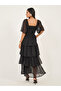 Angel Sleeve Tiered Maxi Dress - 5